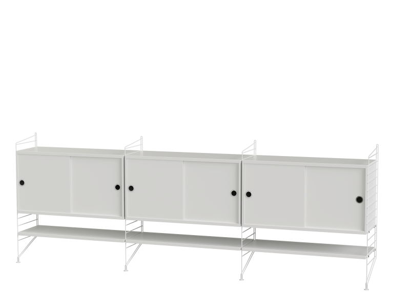 Ensemble de salon F - String Furniture-Blanc-The Woods Gallery
