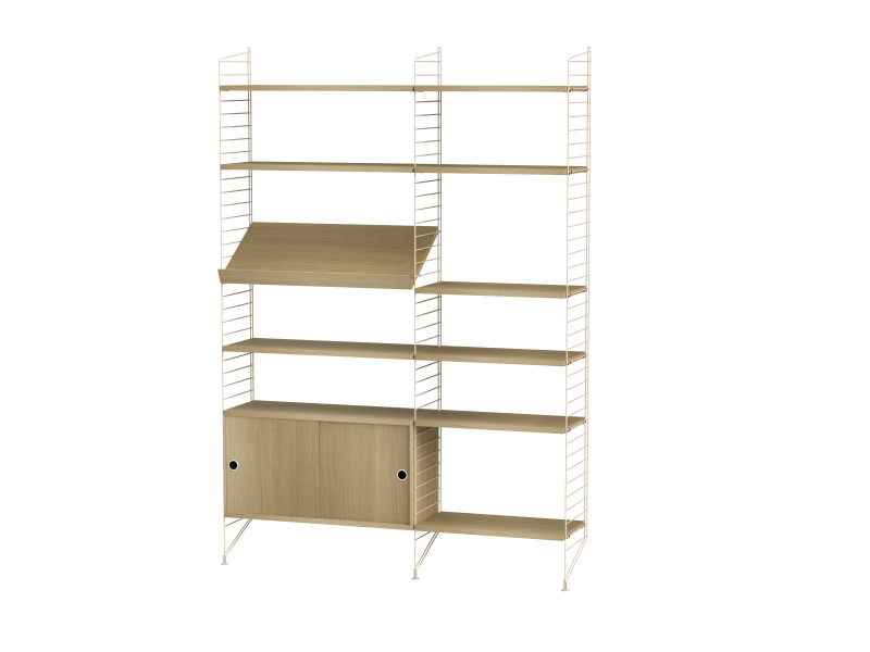 Ensemble de salon H - String Furniture-Beige - Chêne-The Woods Gallery