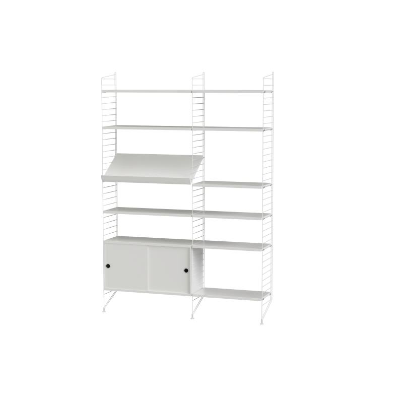 Ensemble de salon H - String Furniture-Blanc-The Woods Gallery