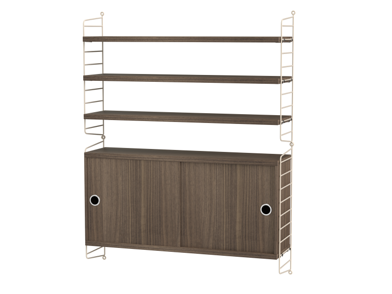 Ensemble de salon I - String Furniture-Beige - Noyer-The Woods Gallery