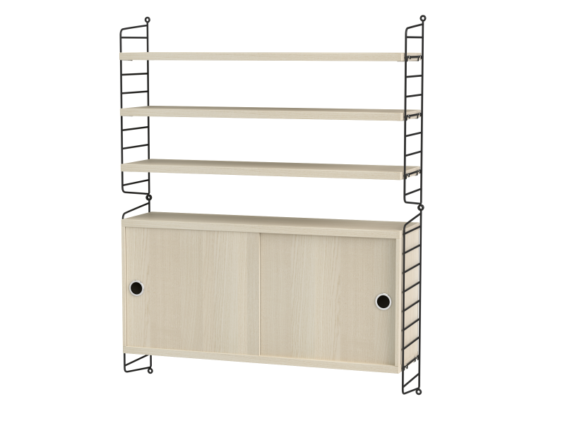 Ensemble de salon I - String Furniture-Blanc-The Woods Gallery