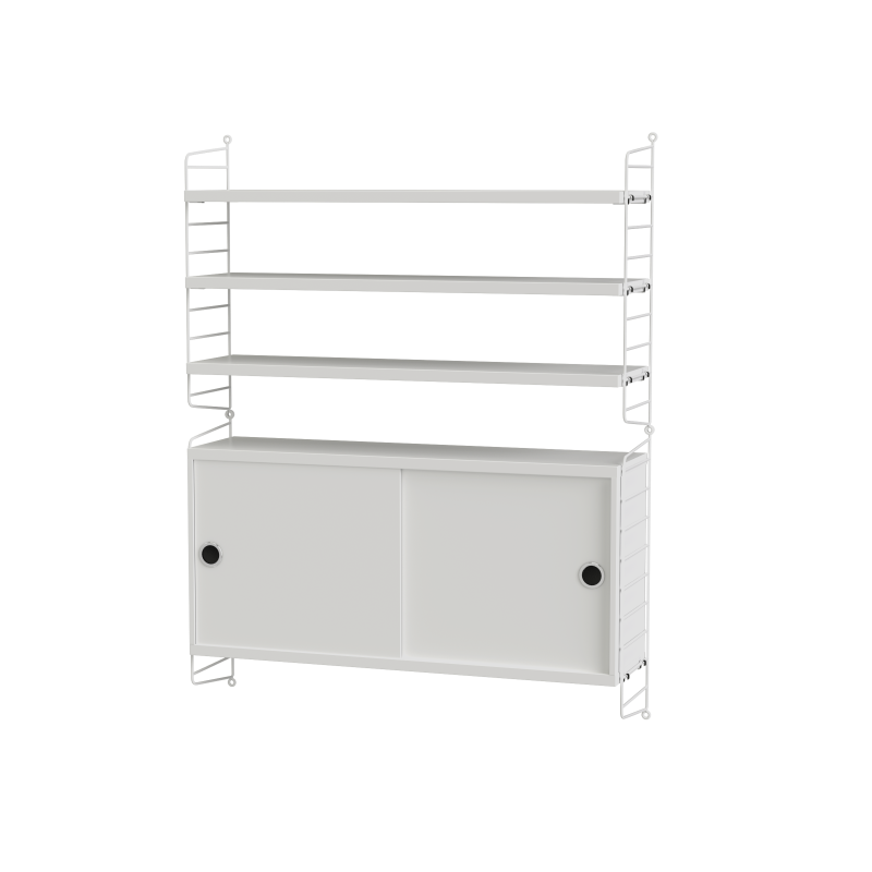 Ensemble de salon I - String Furniture-Blanc-The Woods Gallery