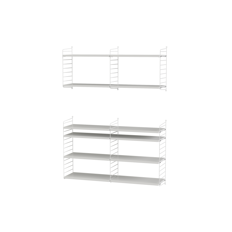 Ensemble de salon N - String Furniture-Blanc-The Woods Gallery