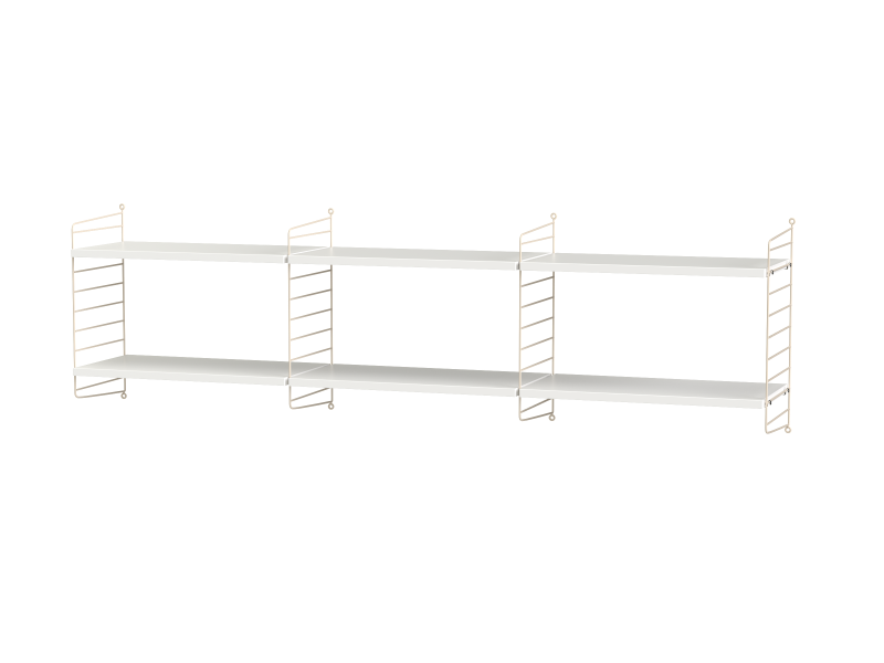 Ensemble de salon O - String Furniture-Blanc - Beige-The Woods Gallery