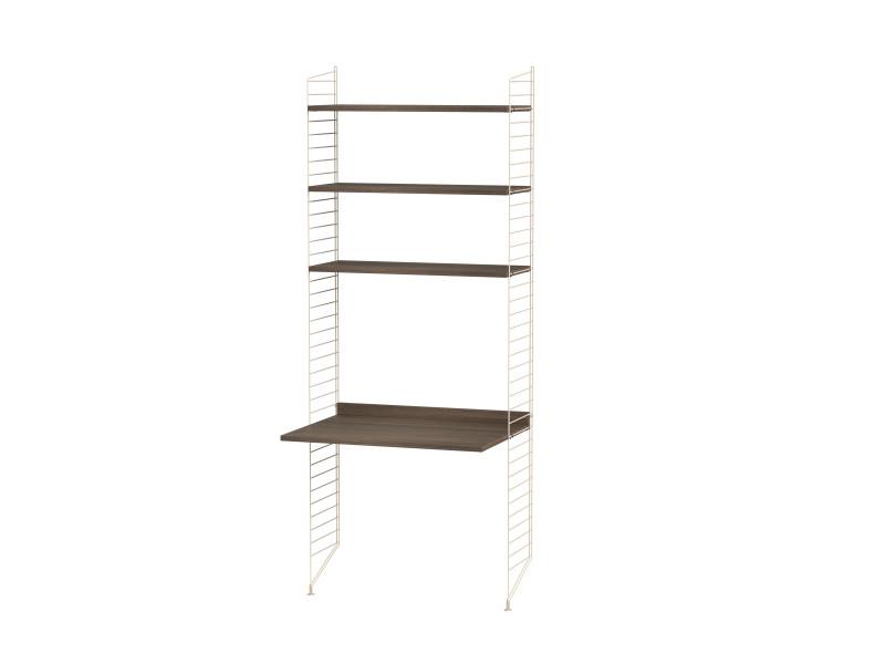 Espace de travail Workspace A - String Furniture-Noyer-Beige-The Woods Gallery