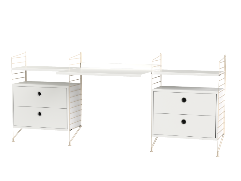 Espace de travail Workspace C - String Furniture-Beige-Beige-The Woods Gallery