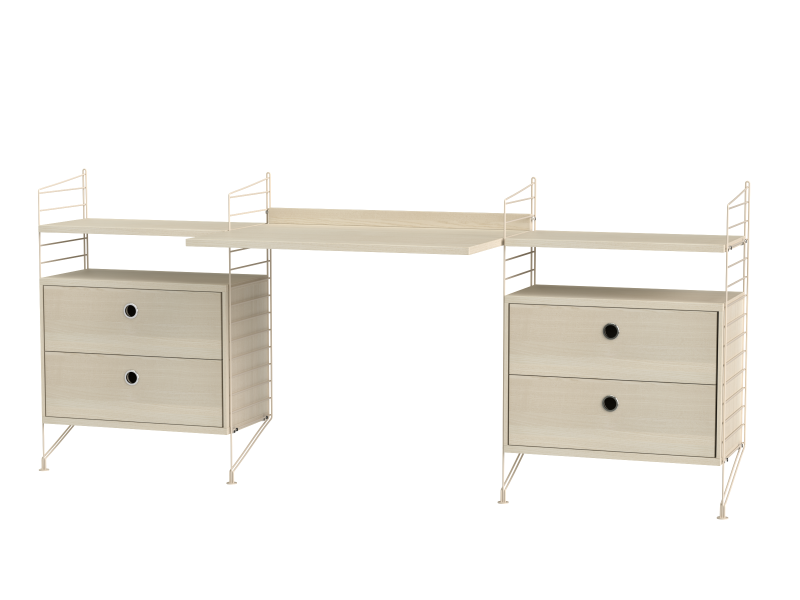 Espace de travail Workspace C - String Furniture-Beige-Beige-The Woods Gallery