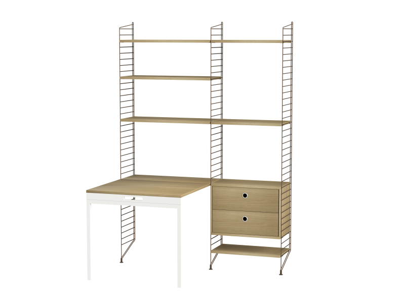 Espace de travail Workspace E - String Furniture-Beige-Beige-The Woods Gallery