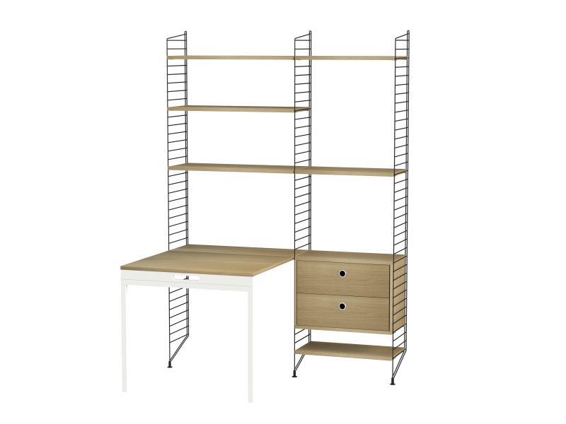 Espace de travail Workspace E - String Furniture-Beige-Beige-The Woods Gallery