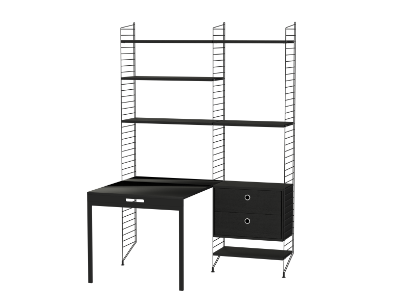 Espace de travail Workspace E - String Furniture-Beige-Beige-The Woods Gallery