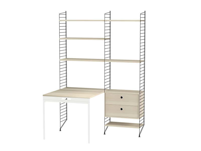 Espace de travail Workspace E - String Furniture-Beige-Beige-The Woods Gallery