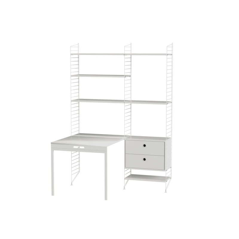 Espace de travail Workspace E - String Furniture-Beige-Beige-The Woods Gallery
