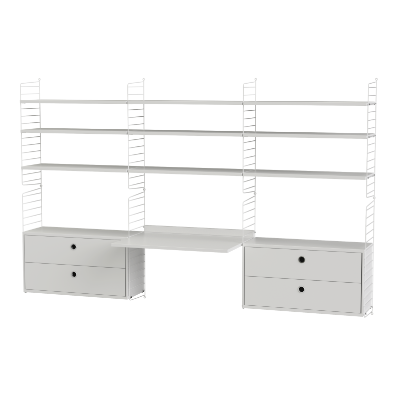 Espace de travail Workspace F - String Furniture-Beige-Beige-The Woods Gallery