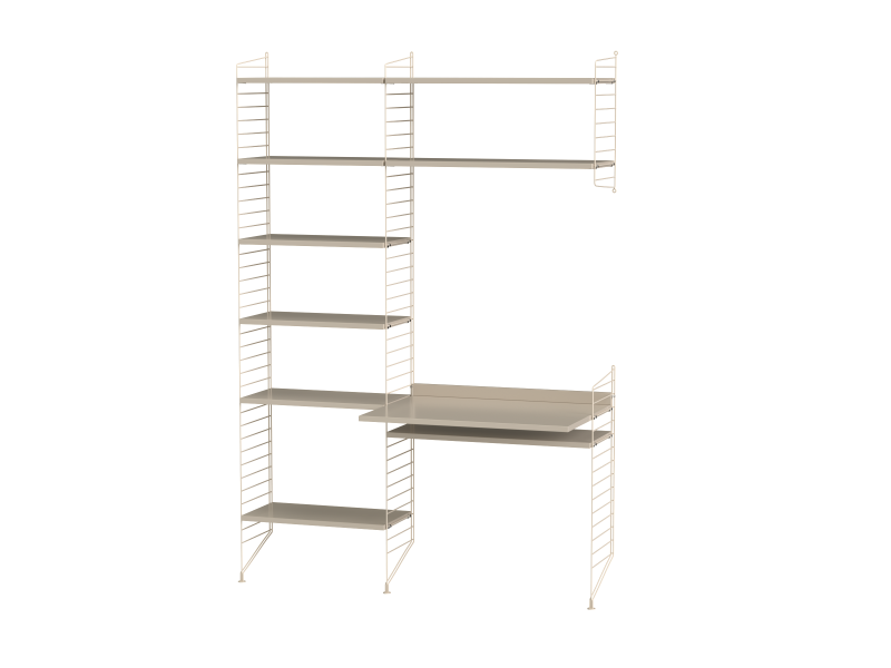Espace de travail Workspace G - String Furniture-Beige-Beige-The Woods Gallery