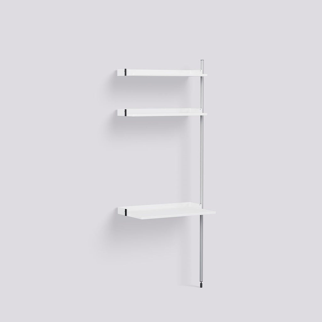 Étagère Modulable Pier System 10 - Add-On - Hay-Blanc - Aluminium-The Woods Gallery