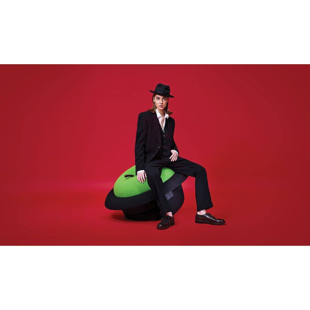 Fauteuil Magritta de Sebastian Matta - Gufram-Vert-The Woods Gallery