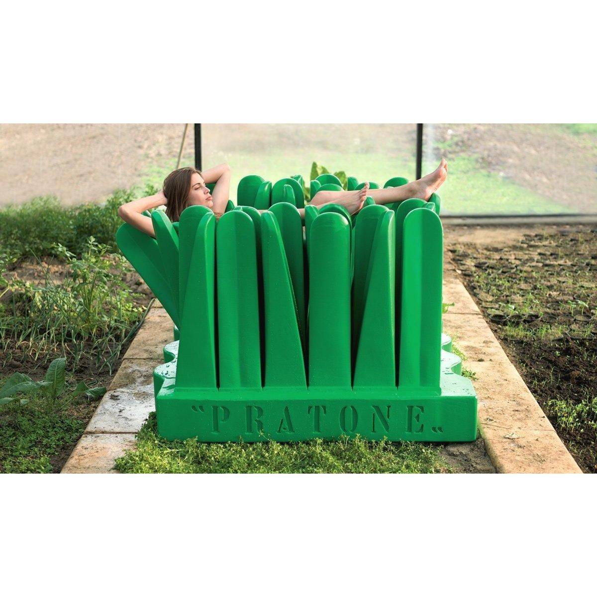 Fauteuil Pratone de Ceretti, Derossi & Rosso - Gufram-Textile FOREVER GREEN-The Woods Gallery