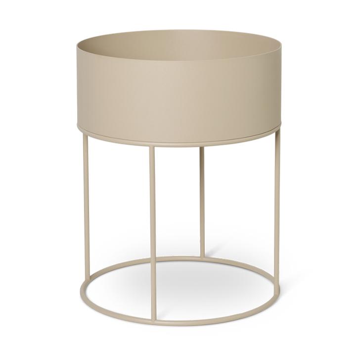 Jardinière Plant Box Round de Trine Andersen - Ferm Living-Beige-The Woods Gallery