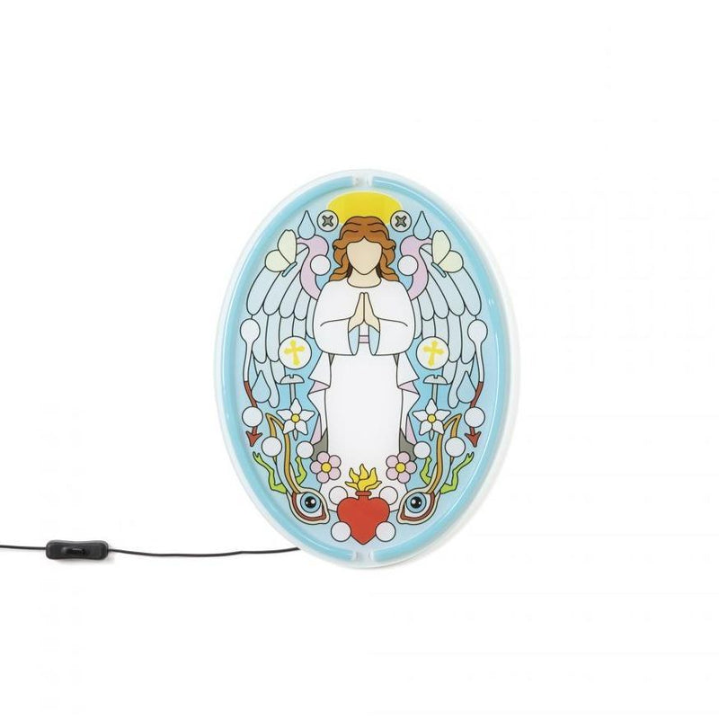 Lampe Blow Gospel Led Sign 'The Angel' (Ange Gabriel) de Studio Job - Seletti-The Woods Gallery
