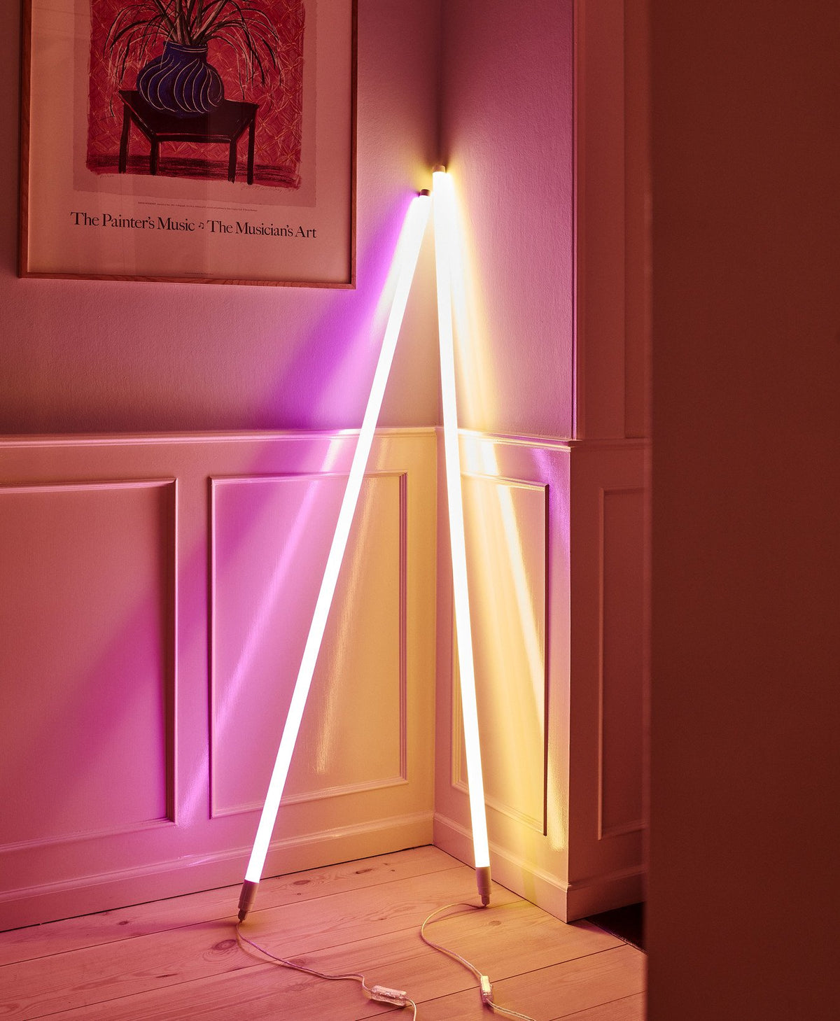 Lampe Neon Tube - Hay-Rose-The Woods Gallery