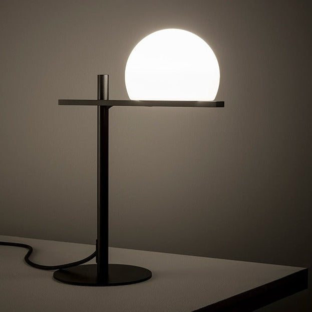Lampe de table Circ - Estiluz-Utilisation intérieur-Noir-The Woods Gallery