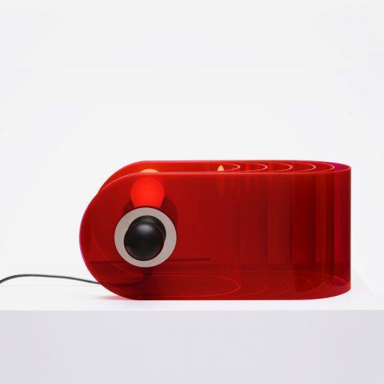 Lampe de table Gherpe de Superstudio - Poltronova-Rouge-The Woods Gallery