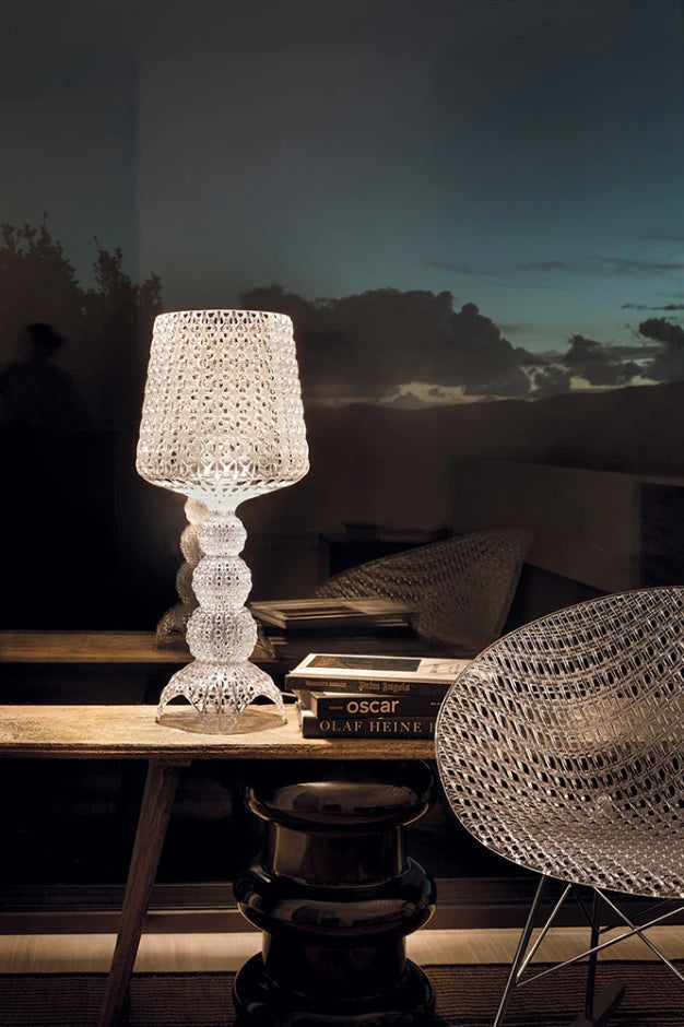 Lampe mini Kabuki de Ferruccio Laviani - Kartell-Blanc-The Woods Gallery