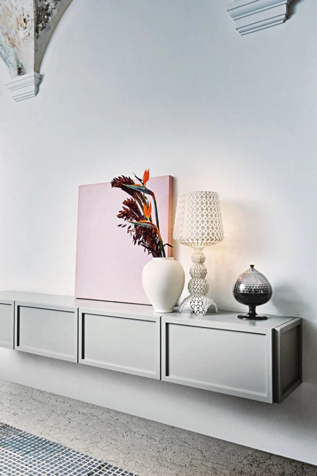 Lampe mini Kabuki de Ferruccio Laviani - Kartell-Blanc-The Woods Gallery