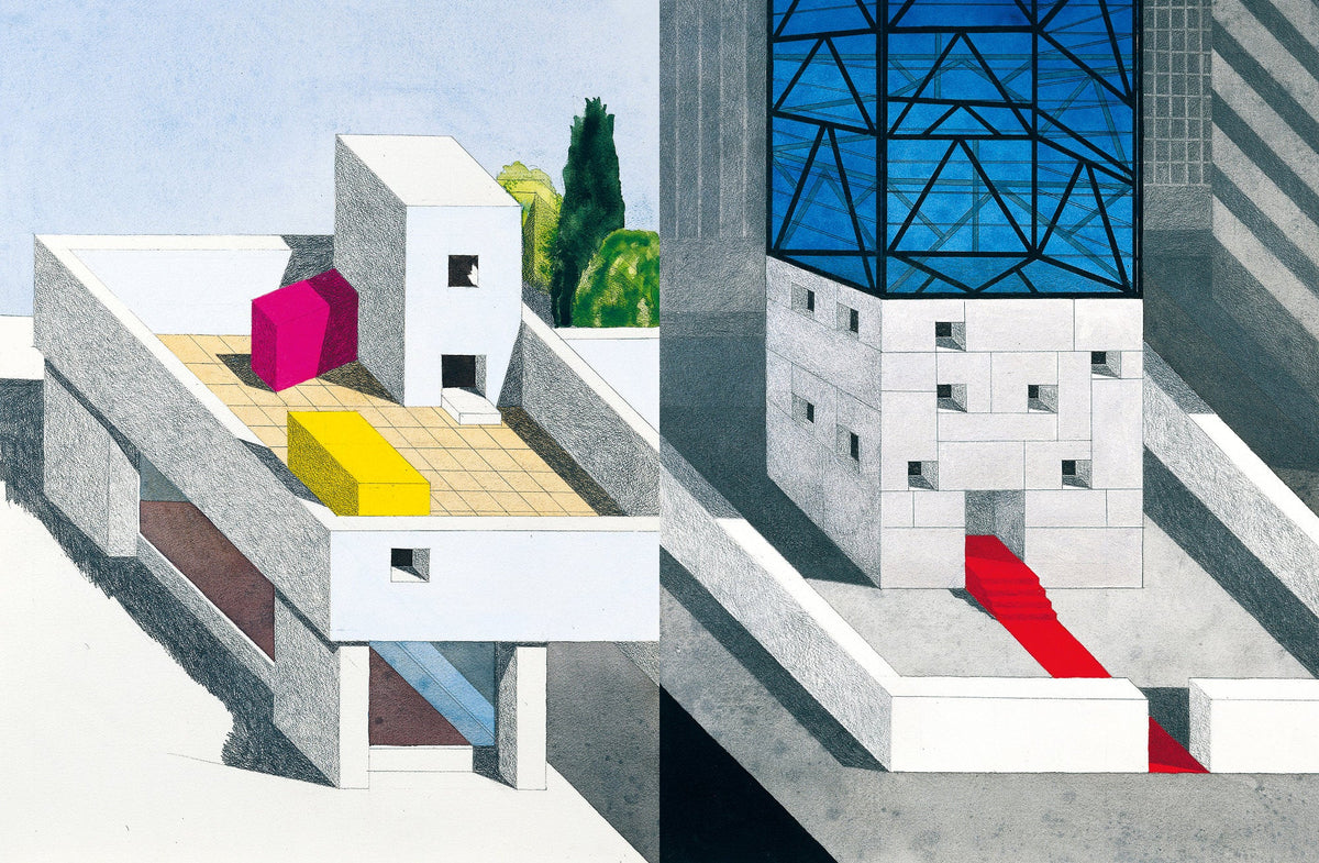 Livret 16 pages Architettura Attenuata - Ettore Sottsass-The Woods Gallery