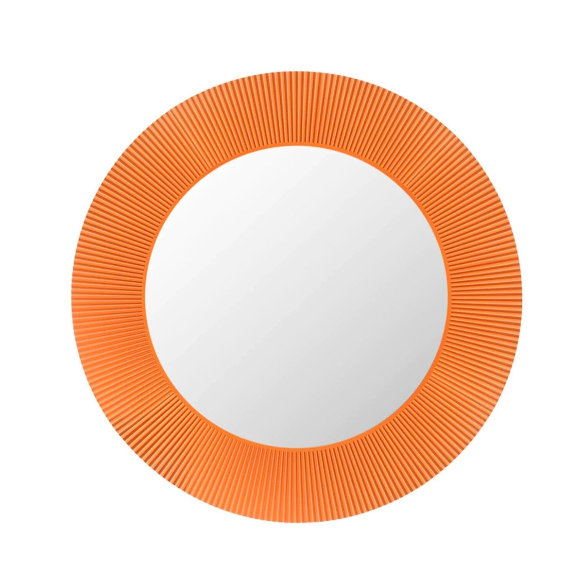 Miroir All Saints avec éclairage de Ludovica + Roberto Palomba - Kartell-Orange tangerine-The Woods Gallery