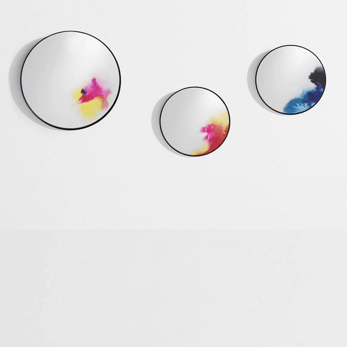 Miroir Francis Large Aquarelle Bleue de Constance Guisset - Petite Friture-The Woods Gallery