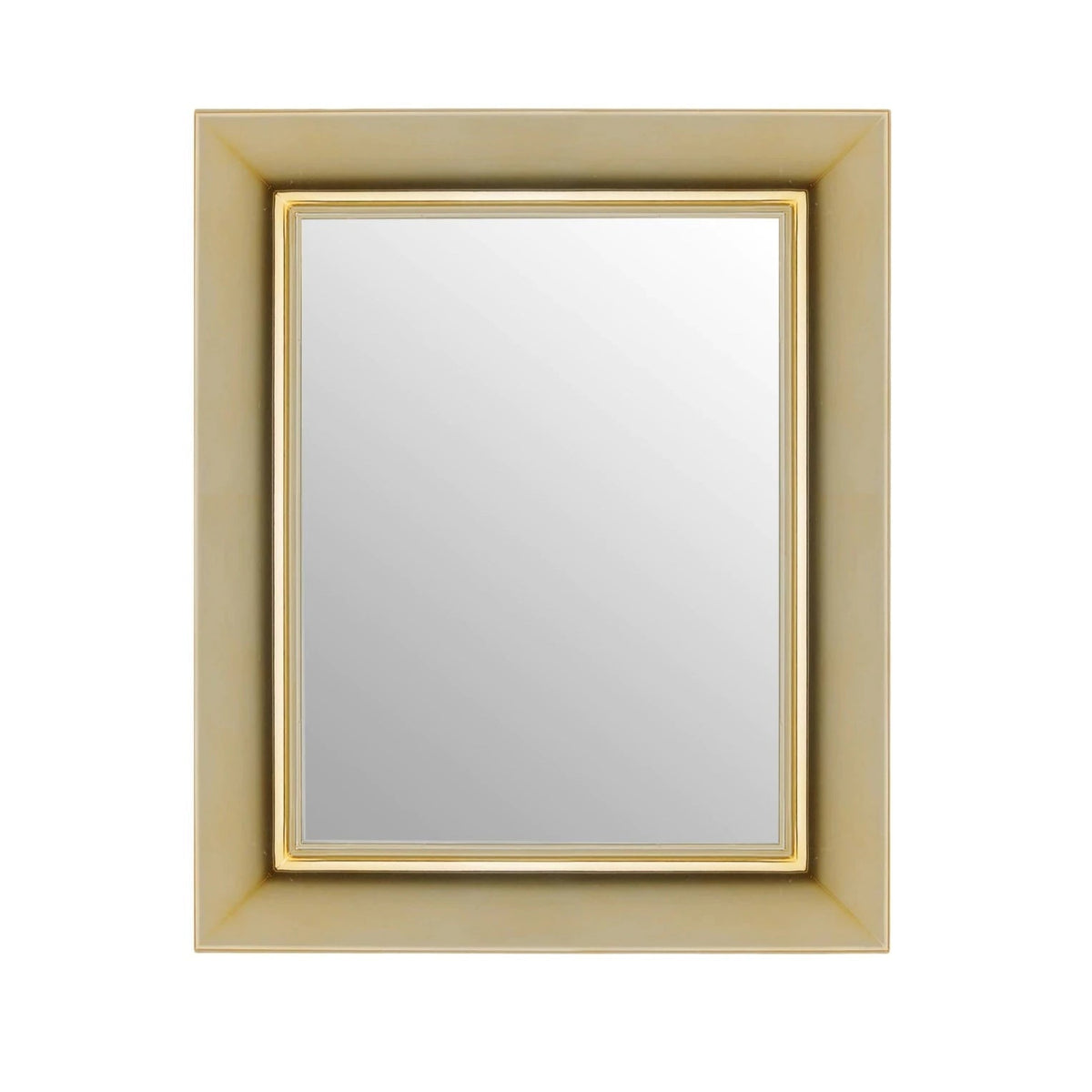 Miroir François Ghost 79 x 65 cm de Philippe Starck - Kartell-Or métallisé-The Woods Gallery