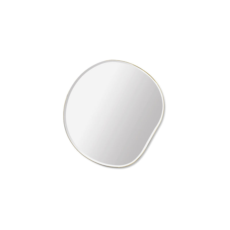 Miroir Pond rond Small Laiton Doré de Trine Andersen - Ferm Living-The Woods Gallery