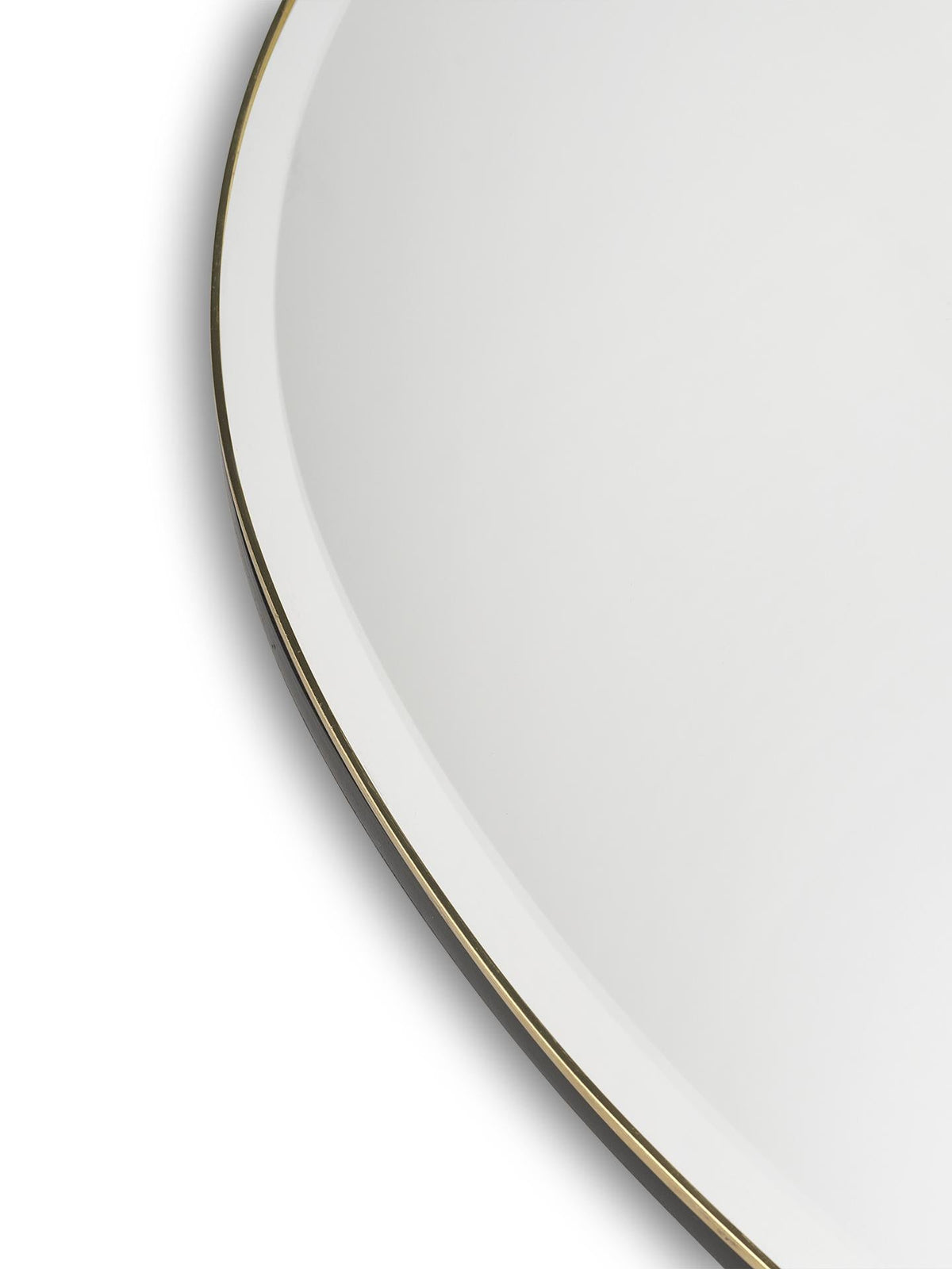 Miroir Pond rond XL Laiton de Trine Andersen - Ferm Living-The Woods Gallery