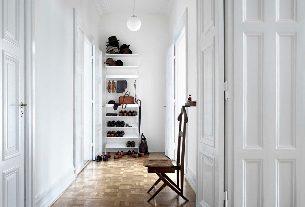 Pack Entrée Hallway L - String Furniture-Blanc-The Woods Gallery