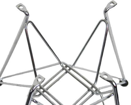 Piètement Eiffel Chromé pour chaises en fibre de verre Eames-The Woods Gallery