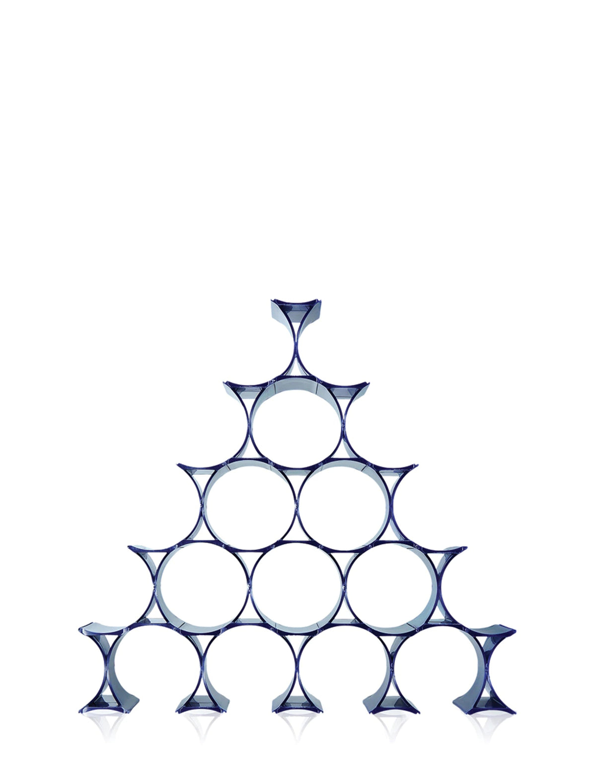 Porte bouteille Infinity de Ron Arad - Kartell-Bleu-The Woods Gallery