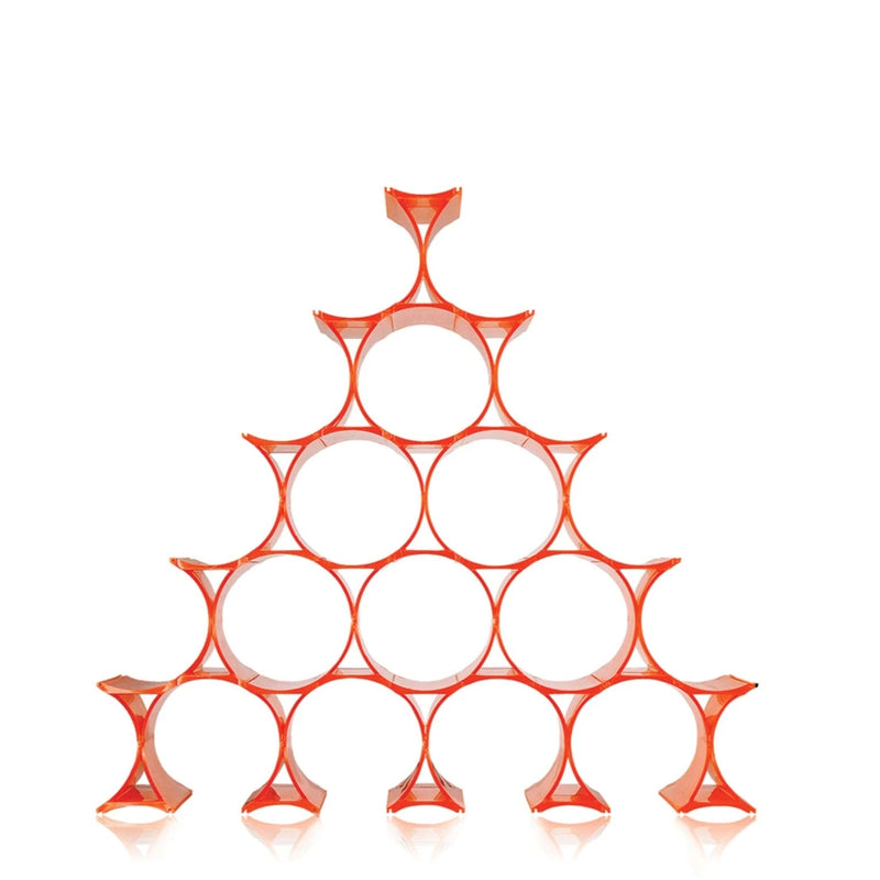 Porte bouteille Infinity de Ron Arad - Kartell-Orange-The Woods Gallery