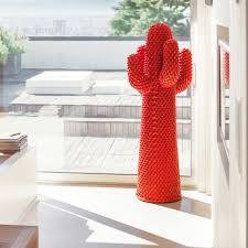 Porte manteau, sculpture Rosso Cactus de Drocco & Mello - Gufram-The Woods Gallery