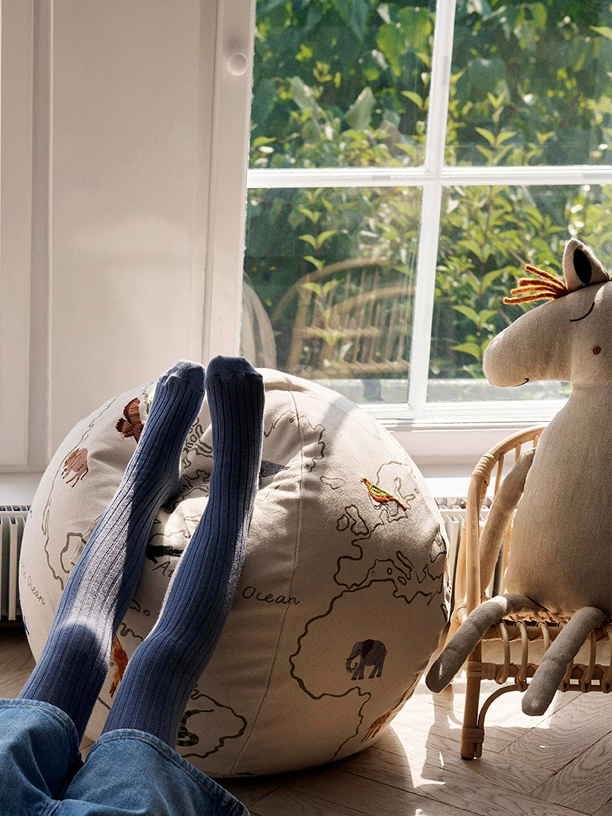 Pouf The World - Ferm Living-The Woods Gallery