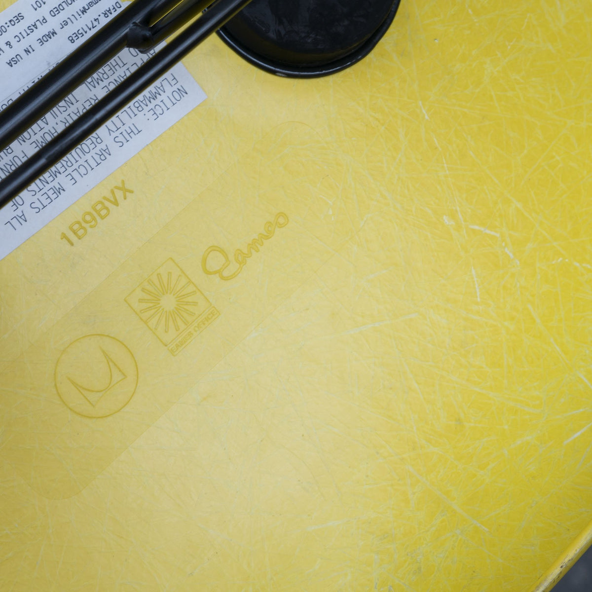 Rocking Chair Bright Yellow de Charles & Ray Eames - Herman Miller-The Woods Gallery