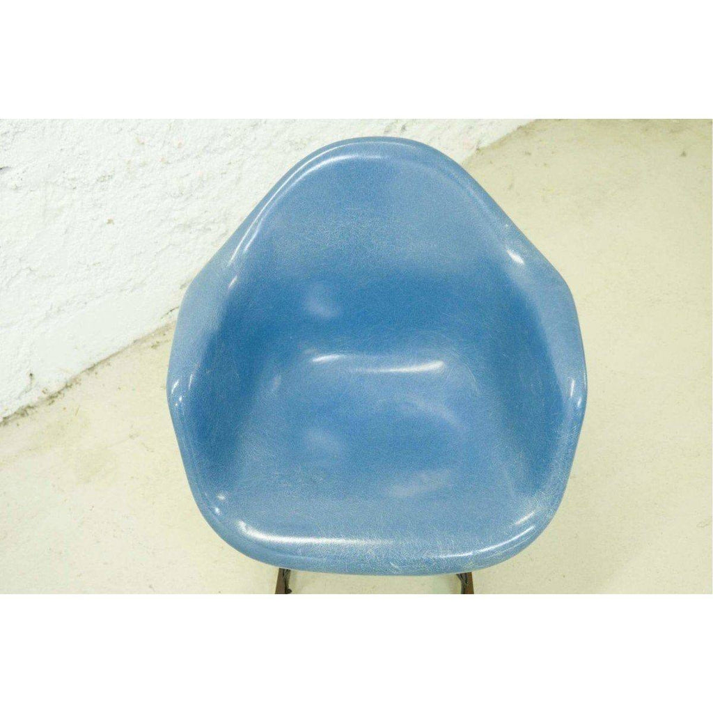 Rocking chair Light Blue de Charles & Ray Eames - Herman Miller - Vintage-The Woods Gallery