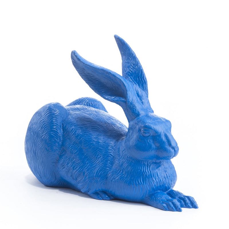 Sculpture "Le lapin Dürer" d'Ottmar Hörl-Bleu-Non signé-The Woods Gallery