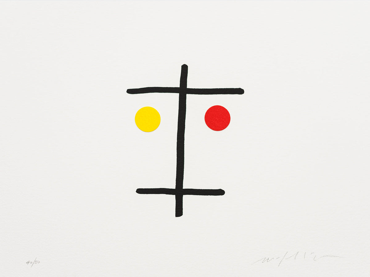 Sérigraphie I Volti, Tre par Mimmo Paladino - Danese Milano-The Woods Gallery