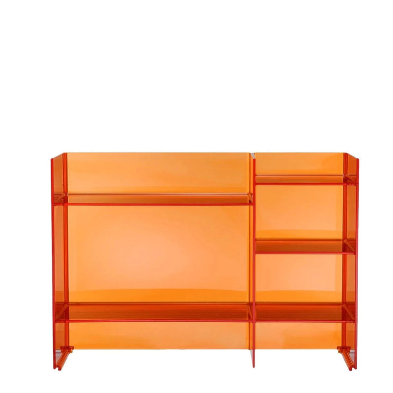 Sound-Rack de Ludovica + Roberto Palomba - Kartell-Orange tangerine-The Woods Gallery