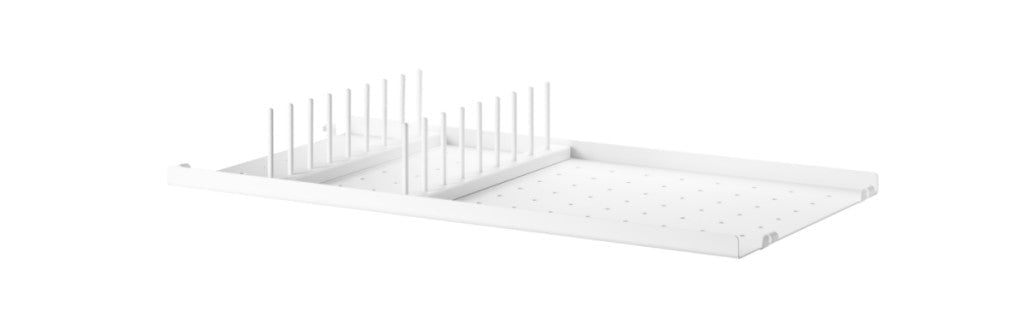 Support pour assiettes - String Furniture-Blanc-20 cm-The Woods Gallery