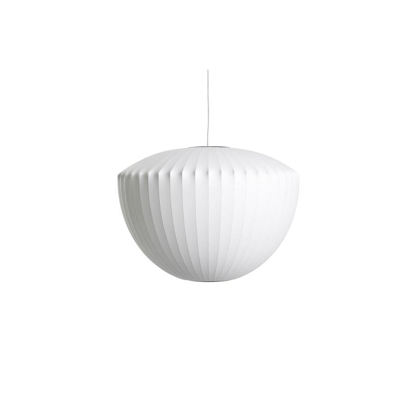 Suspension "Apple Bubble Pendant" de George Nelson - Hay-suspension vue de face sur fond blanc-The Woods Gallery