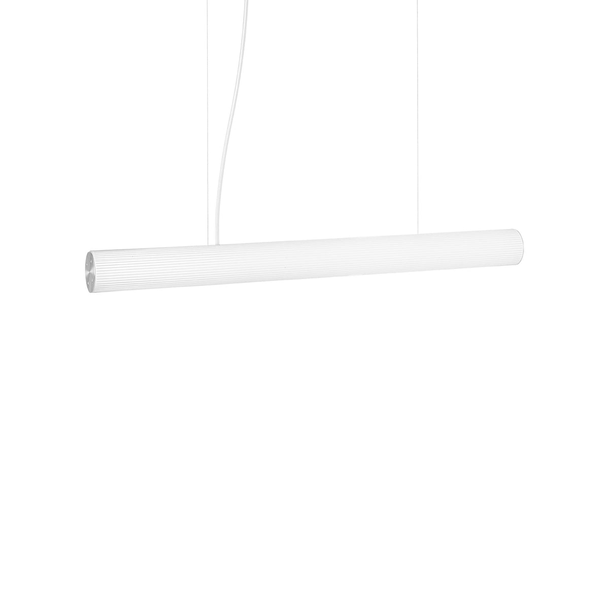 Suspension Vuelta de Trine Andersen - Ferm Living-Blanc-Laiton-Ø 8,4 x H 100 cm-The Woods Gallery