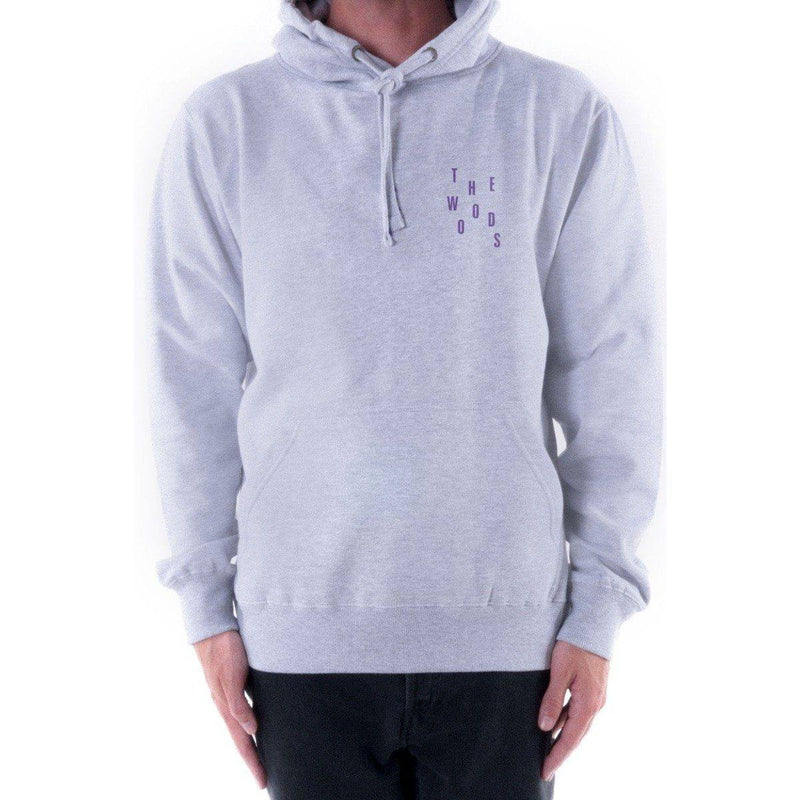 Sweatshirt à capuche gris Letters de The Woods-XS-The Woods Gallery