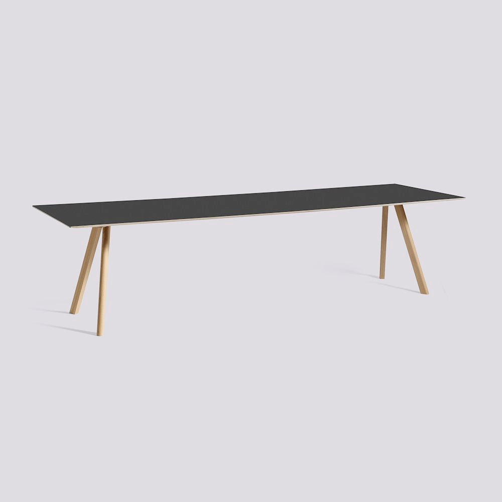 Table CPH 30 par Ronan & Erwan Bouroullec L 300 - Hay-Noir-L300 X l90 X H74 cm-The Woods Gallery